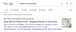 PPC marketing services example 