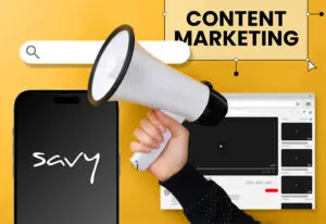 Savy branded blog graphic for a blog discussing new year marketing campaigns