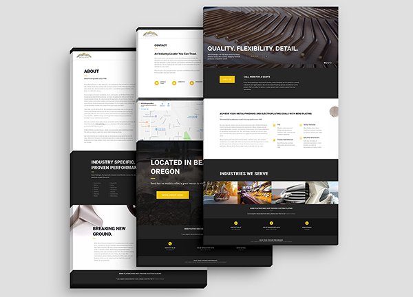 Bend Plating web development