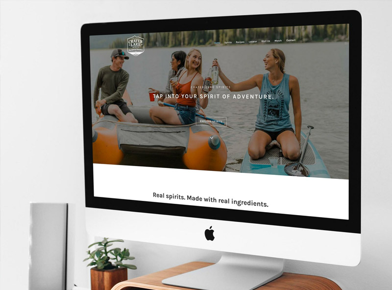 Crater-Lake-Spirits-web-design Crater Lake Spirits web design